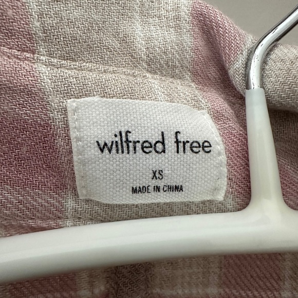 Aritzia Wilfred Free Plaid Shirt Size xs - Picture 4 of 10